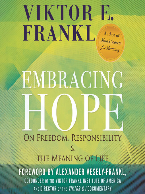 Title details for Embracing Hope by Viktor E. Frankl - Available